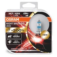 Osram Night Breaker 200 H7 +200 procent lys - 2 stk.