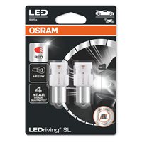 Osram LED Pære Rød P21W - 2 stk.
