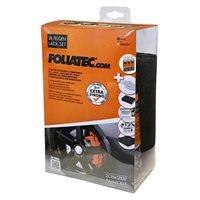 Foliatec fælgmaling kit 2K, mat sort