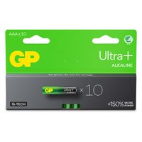 GP Ultra Plus Alkaline AAA-batteri 24AUP/LR03 10-pak