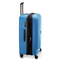 Delsey Paris Belmont Plus blå hård kuffert 76 cm.