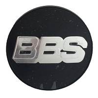 BBS centerkapsel ø76,5 sølv/sort