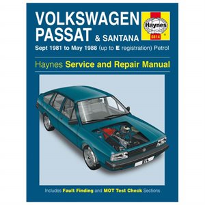 Håndbog VW Passat/santana benzin 81-88
