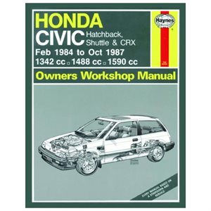 Håndbog Honda Civic 02.1984-10.1987