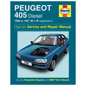 Håndbog Peugeot 405 diesel 1988-1997